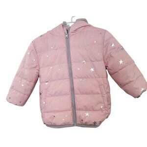 Wonder Nation Baby 18 Months Girls Reversible Bubble Jacket